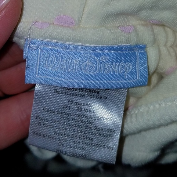 Piglet Butterfly Hooded Jacket Top Baby Girl 12 Months Cream Pink Walt Disney - Picture 4 of 7